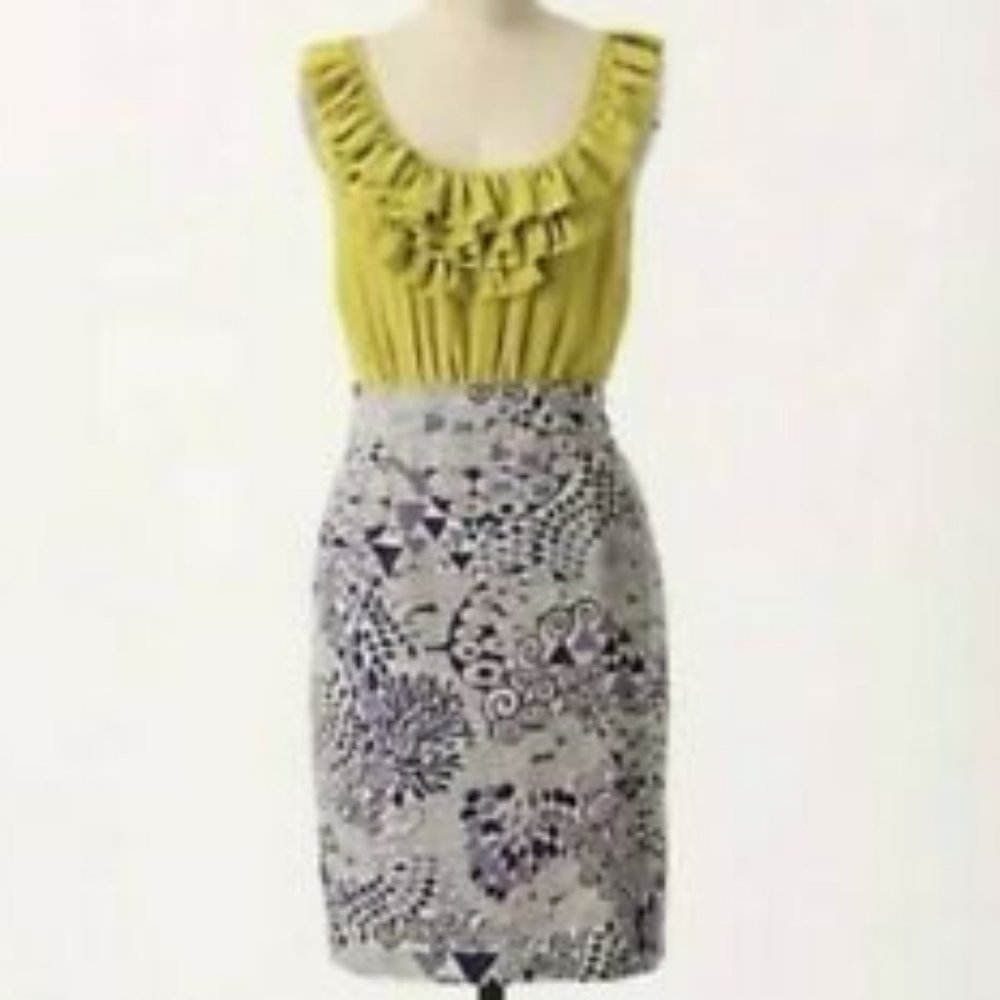 Maeve Green Sleeveless Seaside Fields Dress